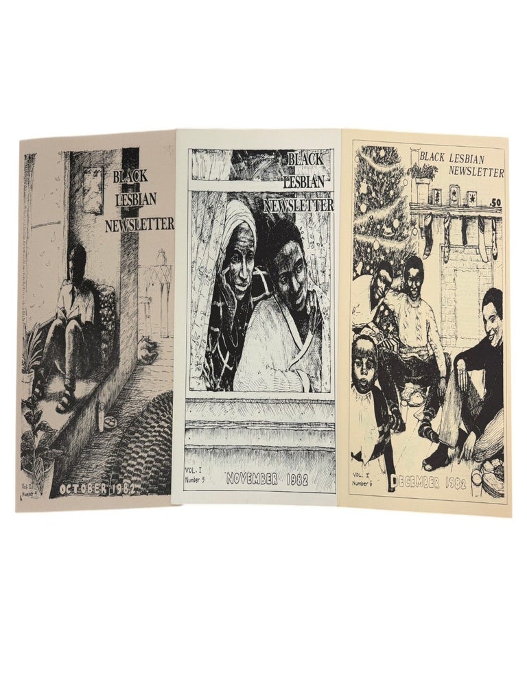 Black Lesbian Newsletter Bay Area Periodical Archive of 3 Consecutive Issues, 1982