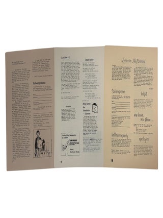 Black Lesbian Newsletter Bay Area Periodical Archive of 3 Consecutive Issues, 1982
