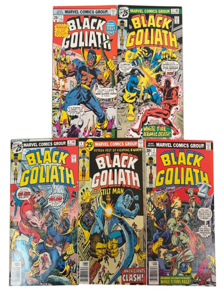 One of Marvel's First Black Heroes Black Goliath, Full Run Issues 1-5, 1976