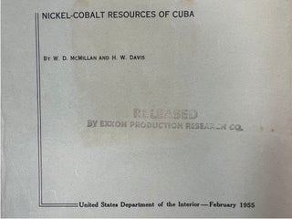 the Federal Search for strategic Mineral Supply: Cuban Nickel, Western Manganese, andTwenty Six Federal Mining Investigations from the Postwar United States, 1947 to 1957