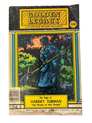 Black History Comic Book Series Golden Legacy Featuring Harriet Tubman, Alexandre Dumas, and the Amistad Uprising, 1983 Edition