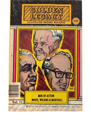 Black History Comic Book Series Golden Legacy Featuring Harriet Tubman, Alexandre Dumas, and the Amistad Uprising, 1983 Edition