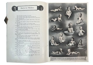 Early 20th Century Child Welfare, Maternal Health, and Government Instruction on Raising Children, 1914 to 1937