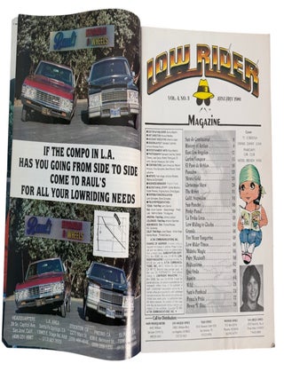California Chicano Cultural Periodical Lowrider Magazine, 8 Early Issues, 1981