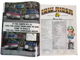 California Chicano Cultural Periodical Lowrider Magazine, 8 Early Issues, 1981