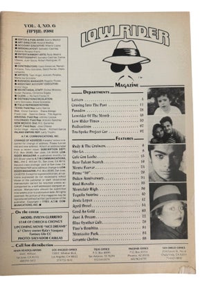 California Chicano Cultural Periodical Lowrider Magazine, 8 Early Issues, 1981