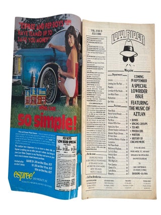 California Chicano Cultural Periodical Lowrider Magazine, 8 Early Issues, 1981