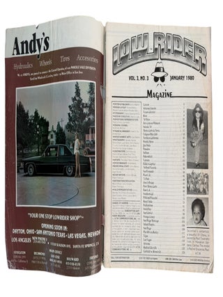 California Chicano Cultural Periodical Lowrider Magazine archive, 1980