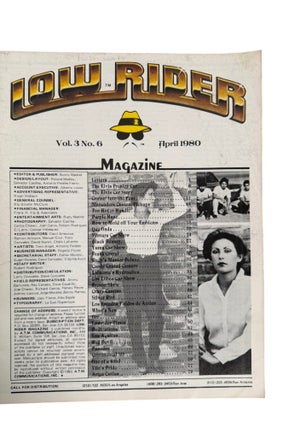 California Chicano Cultural Periodical Lowrider Magazine archive, 1980
