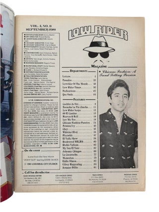 California Chicano Cultural Periodical Lowrider Magazine and Firme Magazine: Chicano Life, 7 Issues, 1981-83