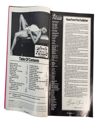 California Chicano Cultural Periodical Lowrider Magazine and Firme Magazine: Chicano Life, 7 Issues, 1981-83