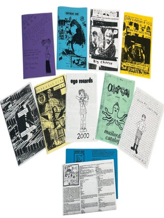 Feminist Zines, Perzines, Punk Distribution, and DIY Youth Culture, Archive of 9 Zines Including. Ego Records, Billy's Mittens.