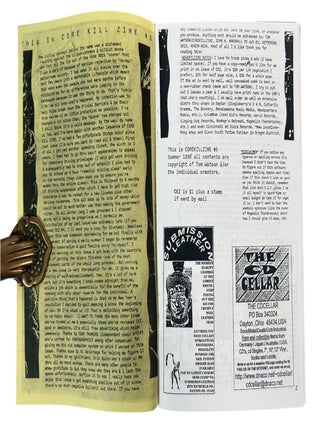 Feminist Zines, Perzines, Punk Distribution, and DIY Youth Culture, Archive of 9 Zines Including Ego Records and Billy's Mitten, 1997 to 2003