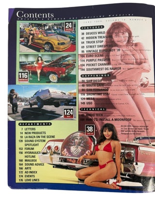 California Chicano Cultural Periodical Lowrider Magazine, 7 Issues, 1996-98