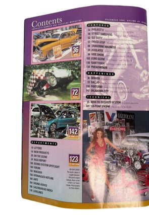 California Chicano Cultural Periodical Lowrider Magazine, 7 Issues, 1996-98
