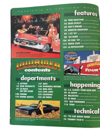 California Chicano Cultural Periodical Lowrider Magazine, 6 Issues, 1995-96
