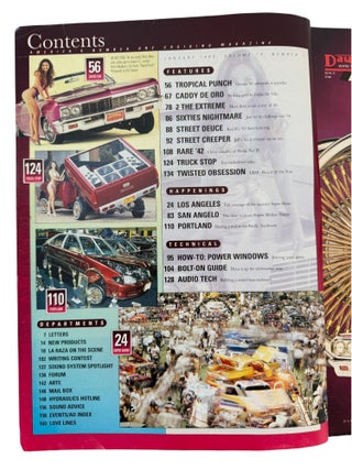 California Chicano Cultural Periodical Lowrider Magazine, 6 Issues, 1995-96