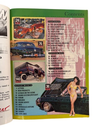 California Chicano Cultural Periodical Lowrider Magazine, 6 Issues, 1995-96