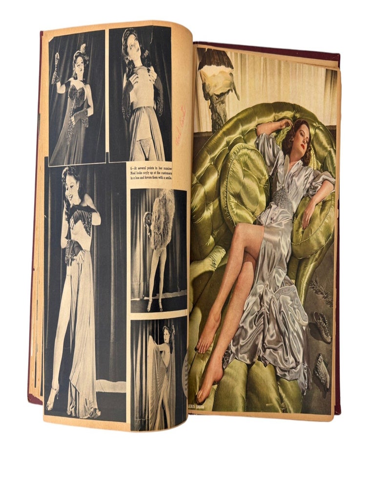 Burlesque, Showgirls, and Hollywood Actresses Compiled Scrapbook of Women Entertainers before the...