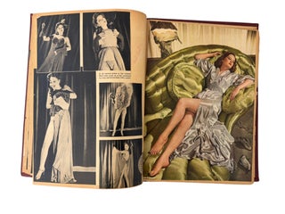 Item #23756 Burlesque, Showgirls, and Hollywood Actresses Compiled Scrapbook of Women...