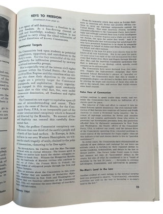 Hoover Era Policing, Anticommunism, and the Civil Rights Movement: Complete 1964 Run of "FBI Law Enforcement Bulletin"