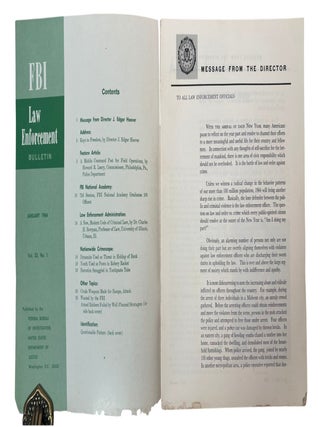 Hoover Era Policing, Anticommunism, and the Civil Rights Movement: Complete 1964 Run of "FBI Law Enforcement Bulletin"