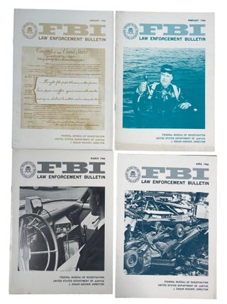 FBI Law Enforcement Bulletin on Policing the New Left and Outmoded Police Practice: Complete 12 Issue Run, 1966
