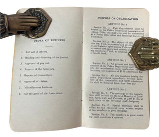 Police Department Archive of Akron Ohio, Police Fraternal Order Memberships, Police Rules, Regulations and By Laws; 1924-1938