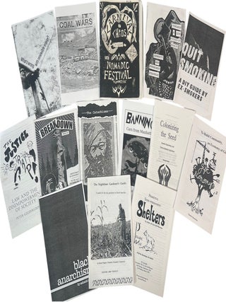 Colonization as Engineered Agriculture, Anarchist Ecology, Primitive Shelters, Printed Protest in. Anarchist, radical ecology Zines.