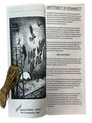 Colonization as Engineered Agriculture, Anarchist Ecology, Primitive Shelters, Printed Protest in Late 1990s and Early 2000s Zine Culture