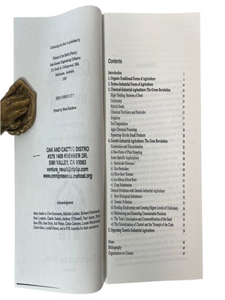 Colonization as Engineered Agriculture, Anarchist Ecology, Primitive Shelters, Printed Protest in Late 1990s and Early 2000s Zine Culture