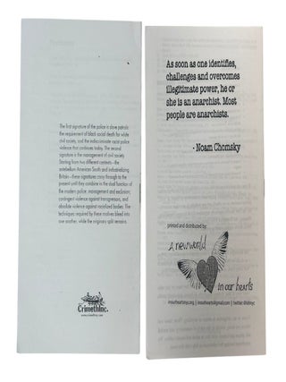 Surveillance, Policing, and Resistance: Anarchist Pamphlet Culture from Spectacle to Occupy, 1998 to 2017