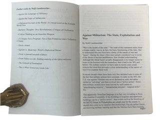 Surveillance, Policing, and Resistance: Anarchist Pamphlet Culture from Spectacle to Occupy, 1998 to 2017