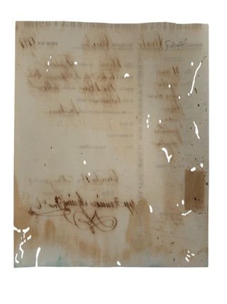 Puerto Rico Slave Registration After the Moret Law Listing a 31 Year Old Enslaved "Negro Claro" Identified Man, 1871