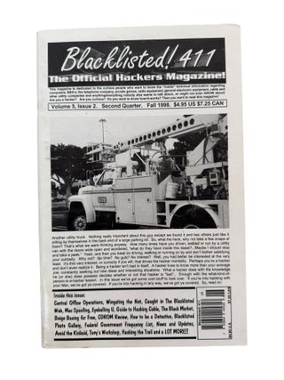 Underground Hacker Publications Documenting the Shift to the Commercial Internet, 7 Issues of "Blacklisted! 411," 1995-2005