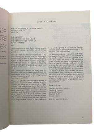 Mexican American Educational Discrimination Archive: From CORE Direct Action to Federal Civil Rights Investigation, 1961–1973