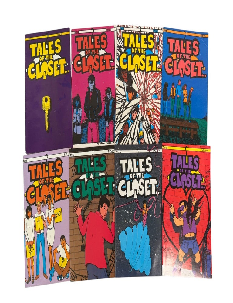 Intersectional LGBTQ Comic "Tales of the Closet", Near Complete Run, Issues 1-8