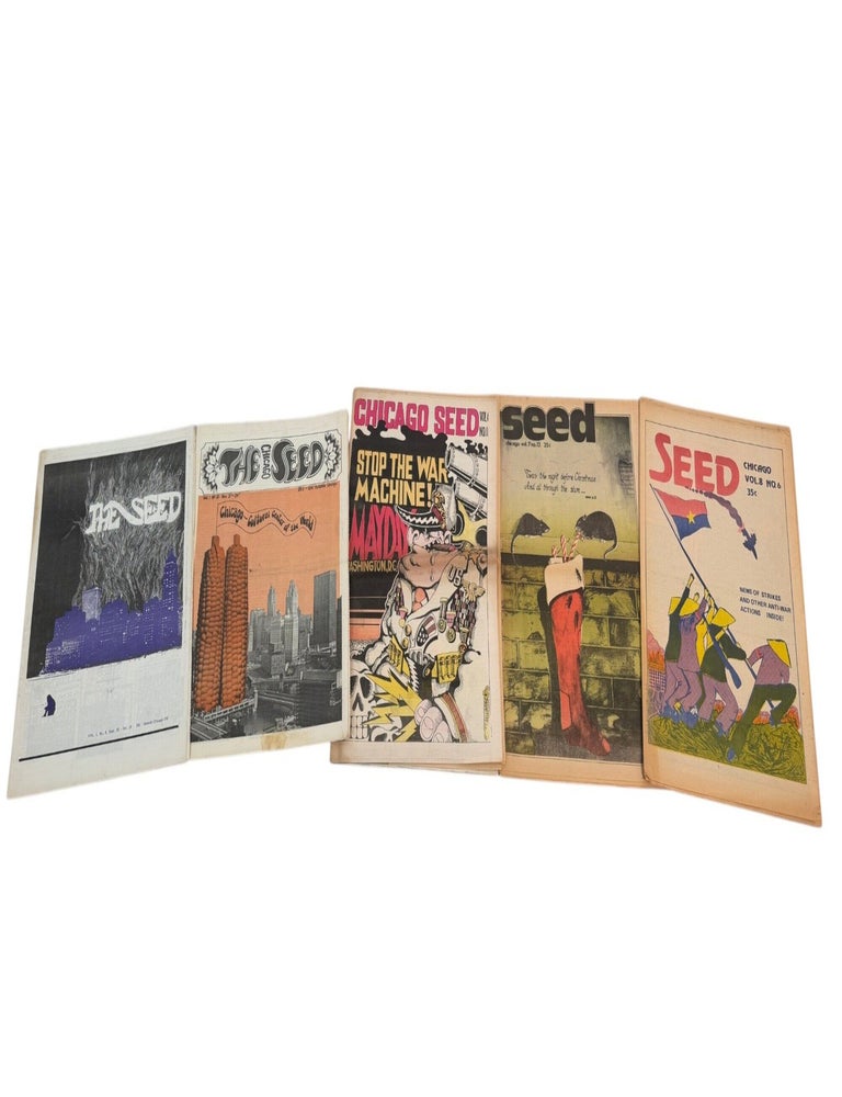 Counterculture Press Chicago Seed Underground Newspaper Archive Documenting Black Power,...