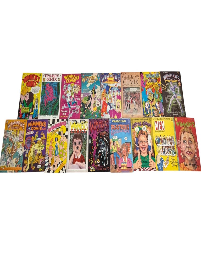 Early Underground Feminist Comic Wimmen's Comix, Consecutive First 17 Issue Run, 1972-1992