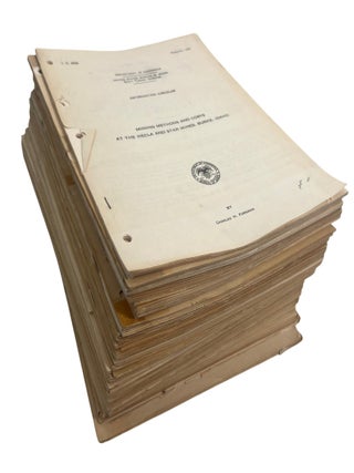 Mine Safety, Occupational Health & Mineral Production Archive: 56 U.S. Bureau of Mines. Bureau of Mines Archive.