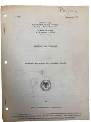 Mine Safety, Occupational Health & Mineral Production Archive: 56 U.S. Bureau of Mines Studies of Western & Mexican Mining, 1930–1945