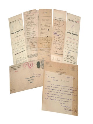 Choctaw & Chickasaw Land Allotment and Private Credit Archive: Archive of Seven Patents, Choctaw, Chickasaw Nations Mortgages.