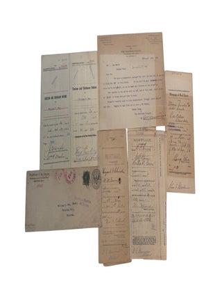 Item #23863 Choctaw & Chickasaw Land Allotment and Private Credit Archive: Archive of Seven...