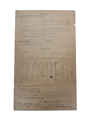 Choctaw & Chickasaw Land Allotment and Private Credit Archive: Archive of Seven Patents, Mortgages, and Land Documents, Oklahoma 1903&ndash;1909