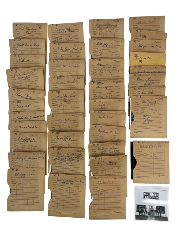 Item #23865 Building Florida&rsquo;s Sunbelt Economy: 202 Photographs and Negatives of Automobiles, Air Conditioning, Construction Trades, Real Estate, and Business During the Postwar Population Boom, 1951&ndash;1952. George Fulmer, Sunbelt Migration.