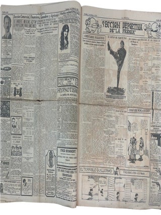 "La Prensa" Periodicals Archive, Early Mexican American Mass Culture from San Antonio, Including the original "Maldades de Dos Pilluelos" Comics, 1923 to 1925