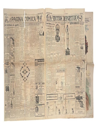 "La Prensa" Periodicals Archive, Early Mexican American Mass Culture from San Antonio, Including the original "Maldades de Dos Pilluelos" Comics, 1923 to 1925