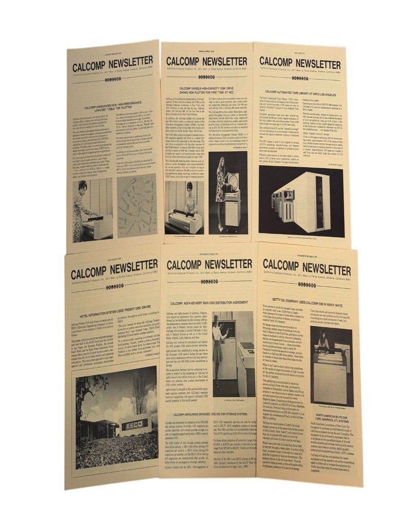 CalComp Computer Technology: Disk Storage, Automated Tape Libraries, Computer Plotters, and Early...