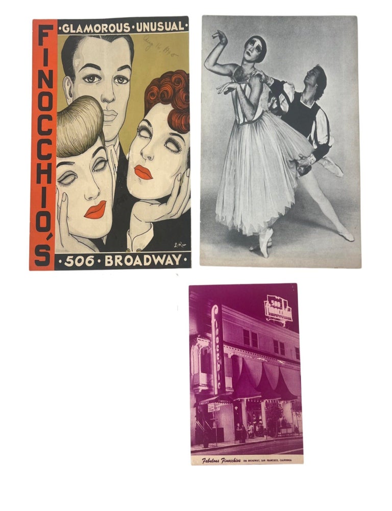 Archive of Finocchio&rsquo;s Female Impersonators Ephemera and the Satirical Ballet of Les Ballets...