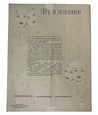Archive of Finocchio’s Female Impersonators Ephemera and the Satirical Ballet of Les Ballets Trockadero de Monte Carlo, 1940s to 1970s